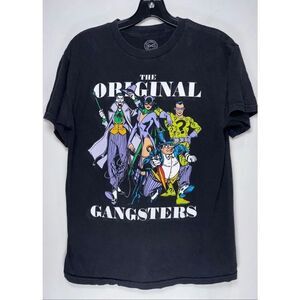 DC Comics Batman Villains "Original Gangsters" black t-shirt size medium